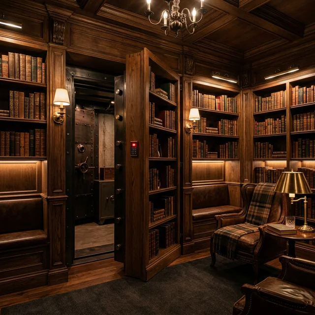 Görünmez Güvenlik: Evdeki Gizli Kapılar ve Panik Odası Kamufle Etme Yöntemleri