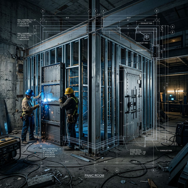 Panik Odası Nasıl Yapılır? Evinize Güvenli Alan İnşa Etme Rehberi